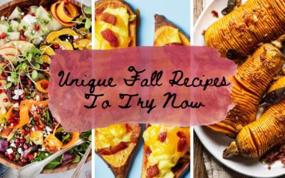 7 Unique Fall Recipes To Try Now