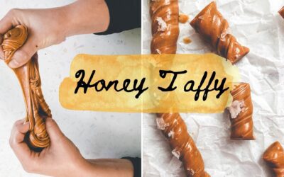 Easy 3 Ingredient Salted Honey Taffy