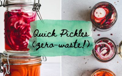 Zero Waste Quick Pickles